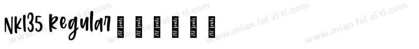 NK135 Regular字体转换